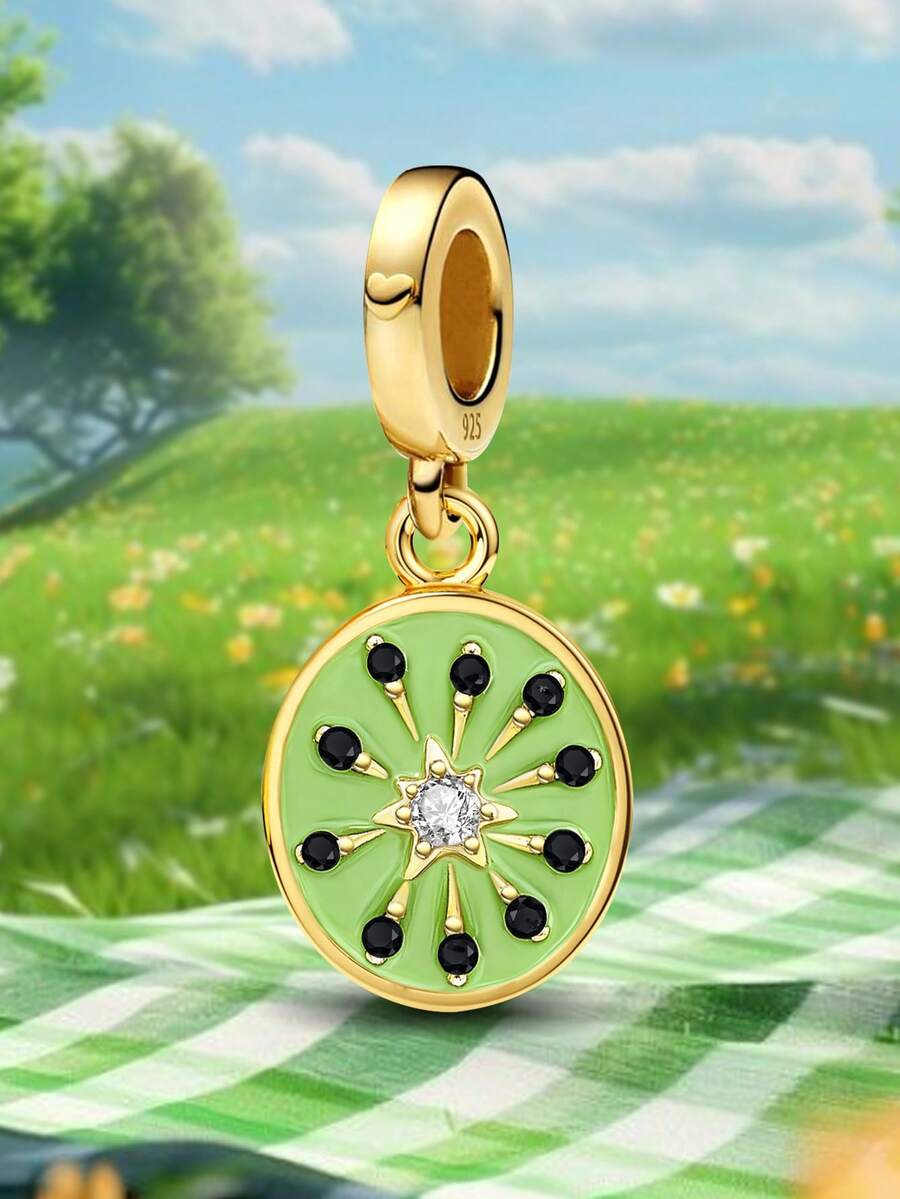 Přívěsek – Zlaté kiwi – Perla Čech