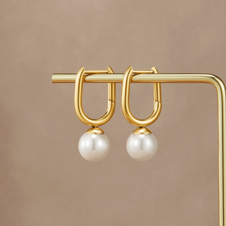 Náušnice Cora Pearl Hoop
