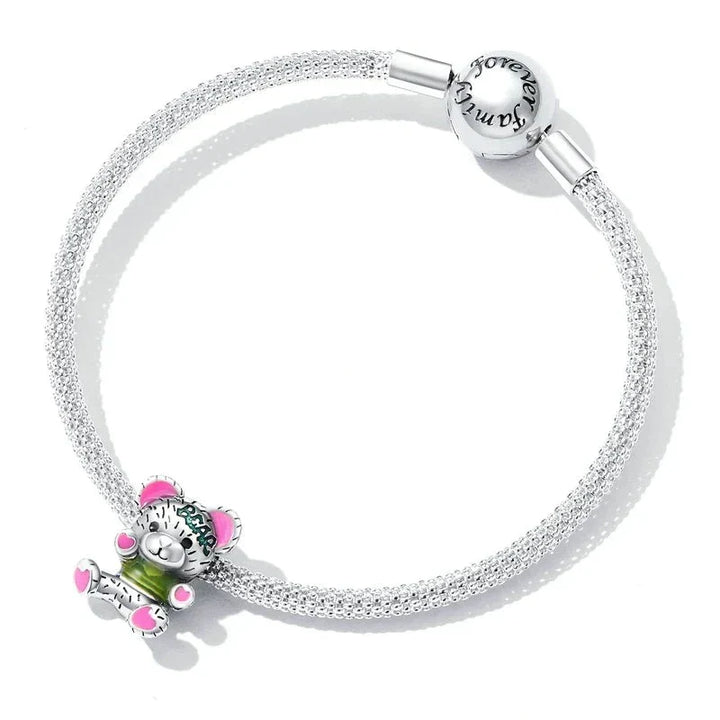 Fuzzy Teddy Bear Charm