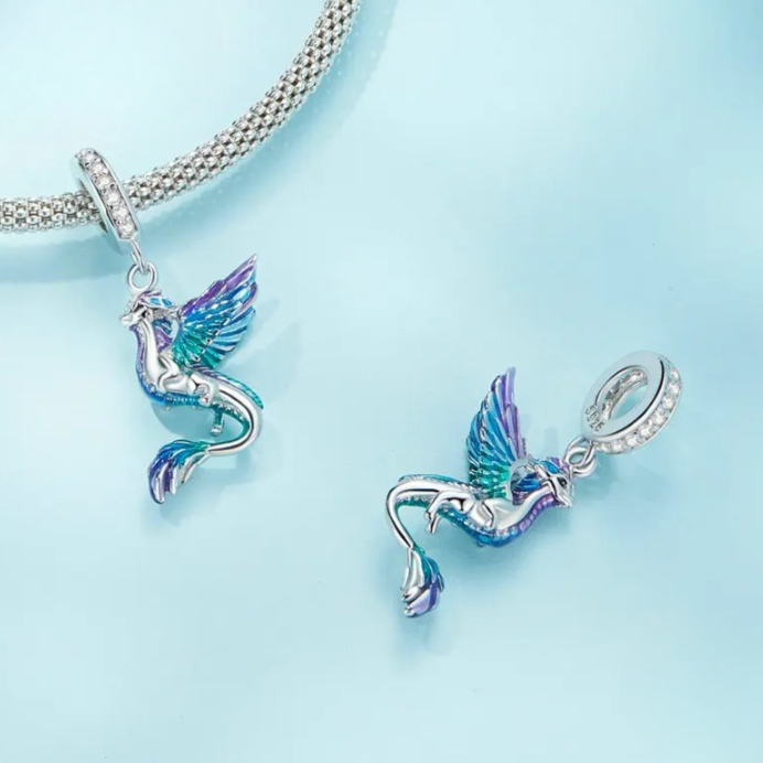 Barevný Drak Charms