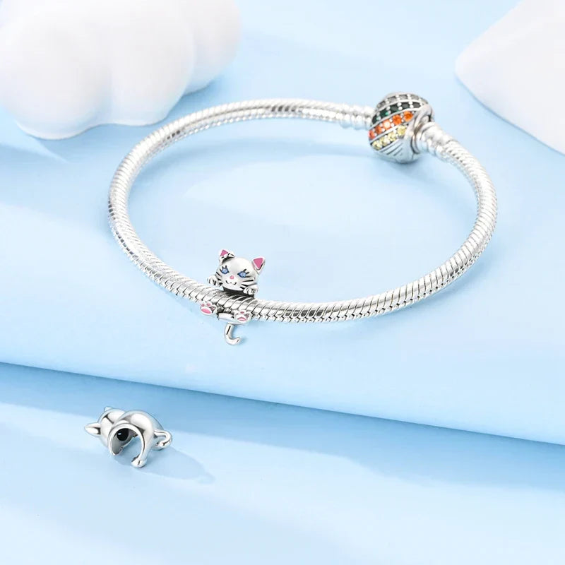Růžový Kočičí Charms