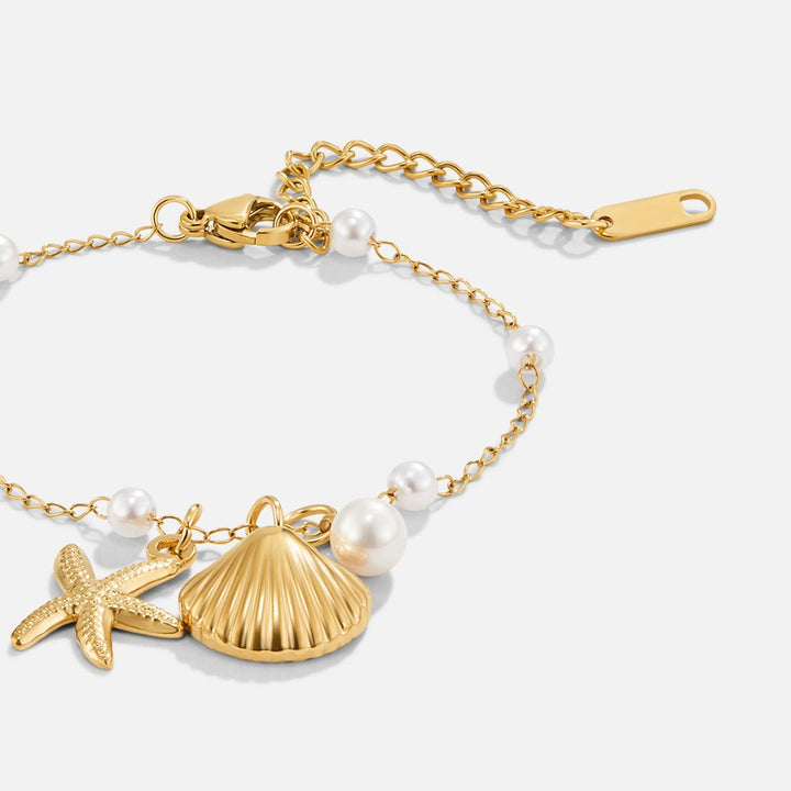 Aria Shell Charm Náramek