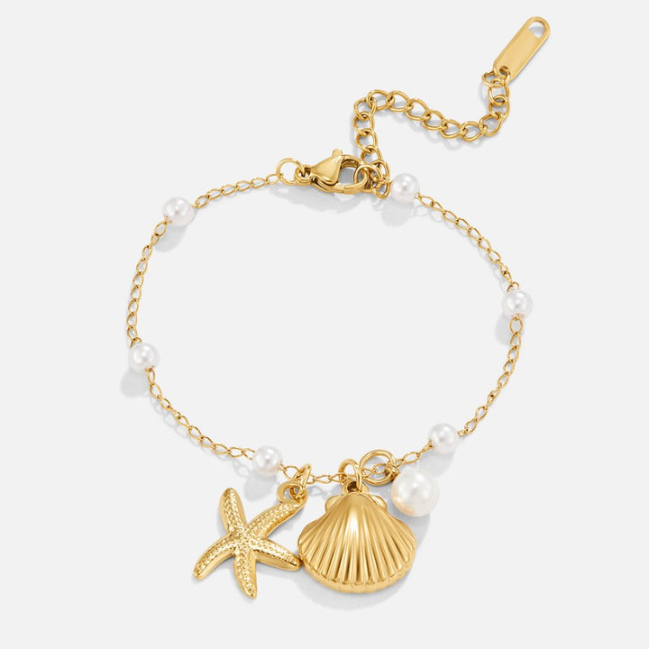 Aria Shell Charm Náramek