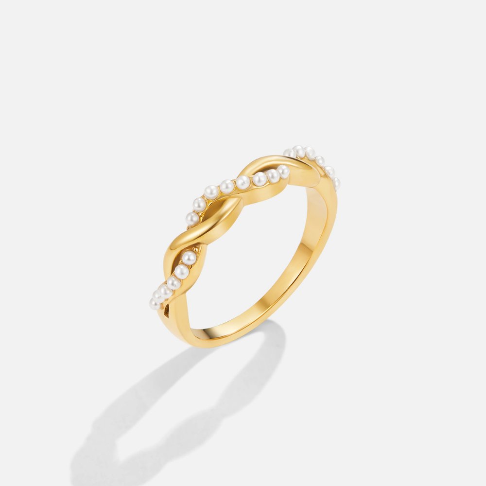 Prsten Bella Twist Pearl