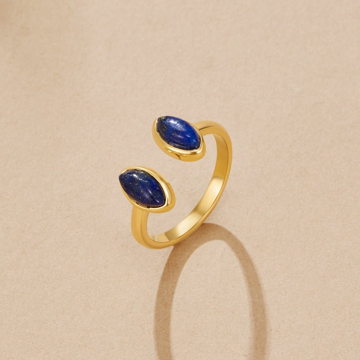 Zlatý prsten Lapis Lazuli