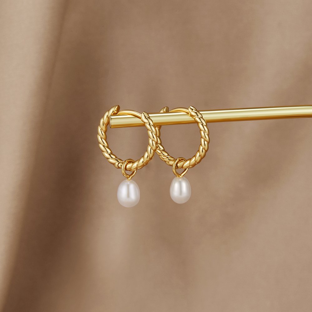 Náušnice Layla Pearl Twist