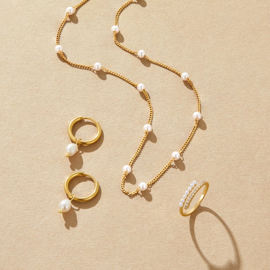 Nura Pearl Náhrdelník z 18K Zlata