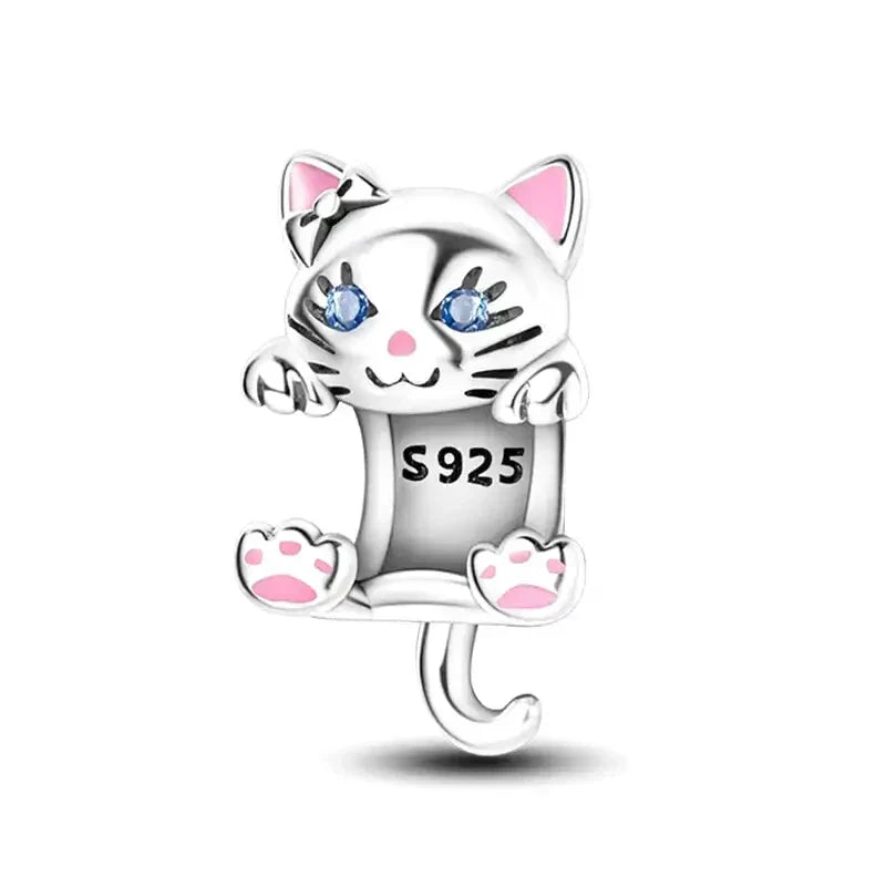 Růžový Kočičí Charms