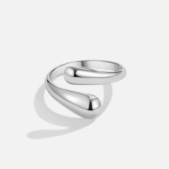 Prsten Raven Silver Wrap
