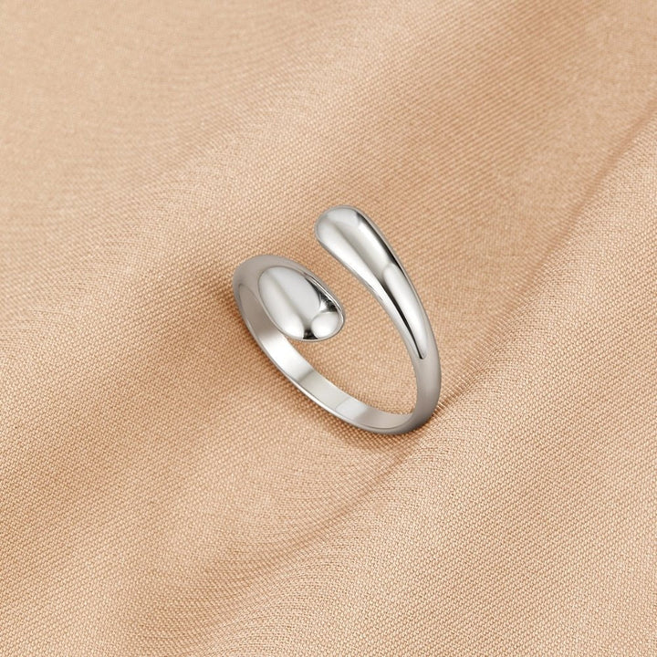 Prsten Raven Silver Wrap