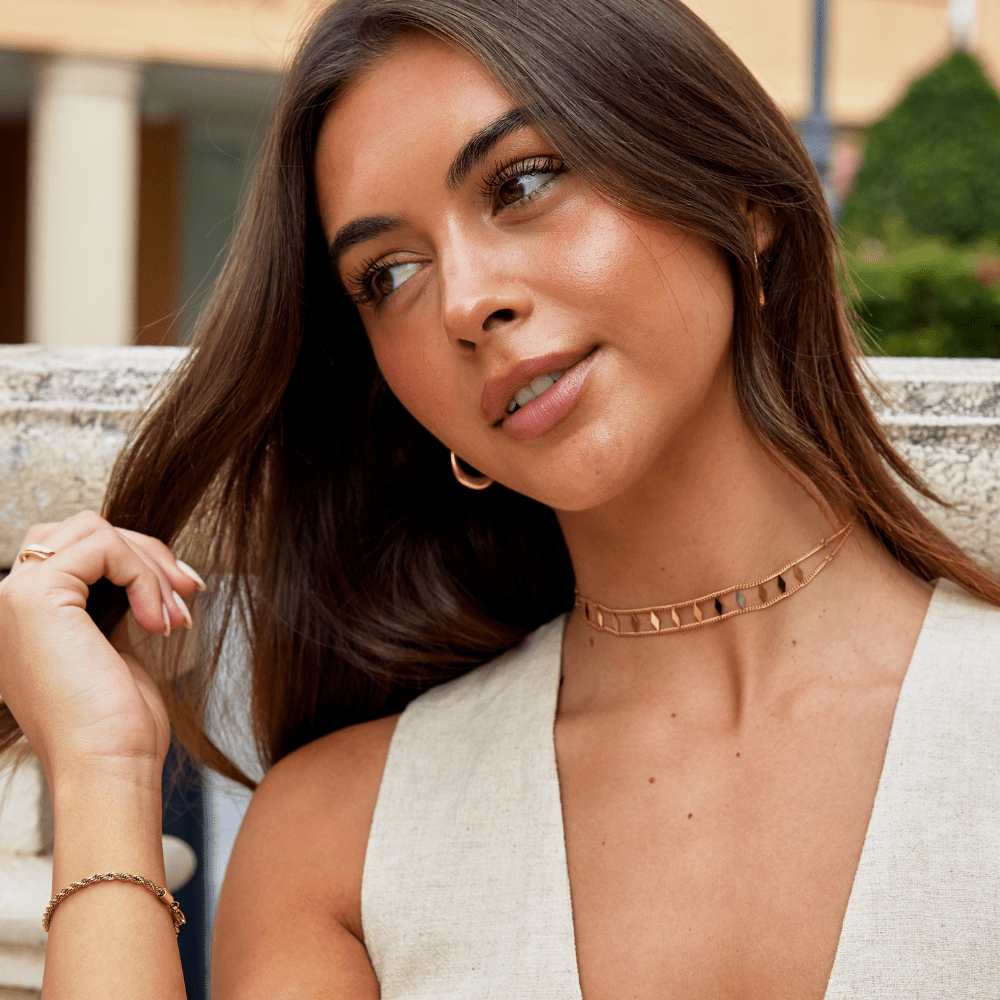 Choker Zara ve zlaté barvě – Perla Čech